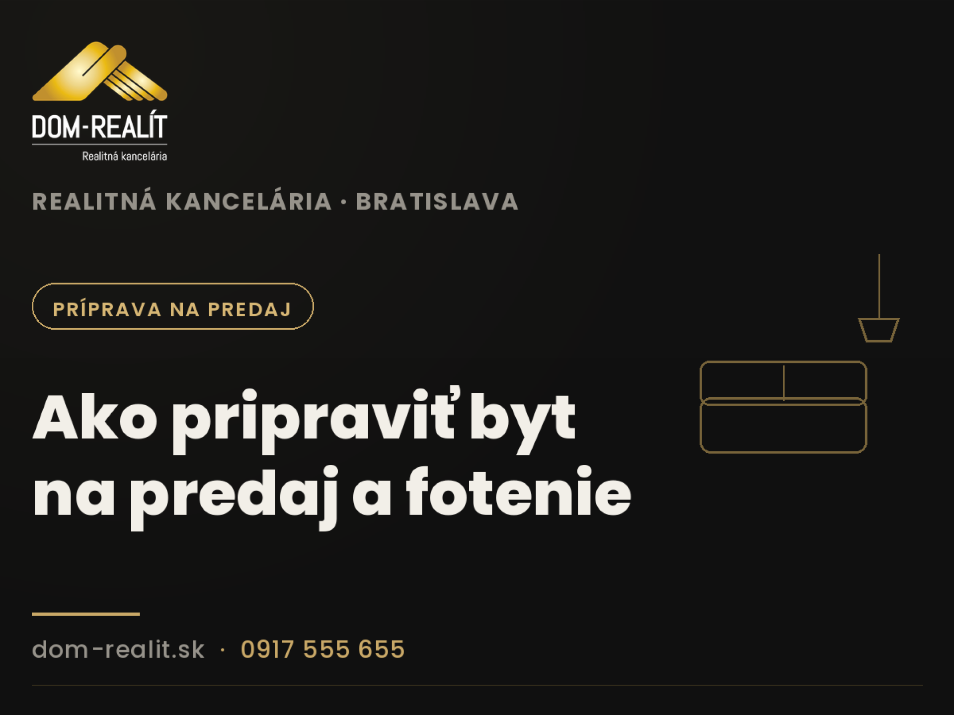 Ako pripraviť nehnuteľnosť na predaj a fotenie