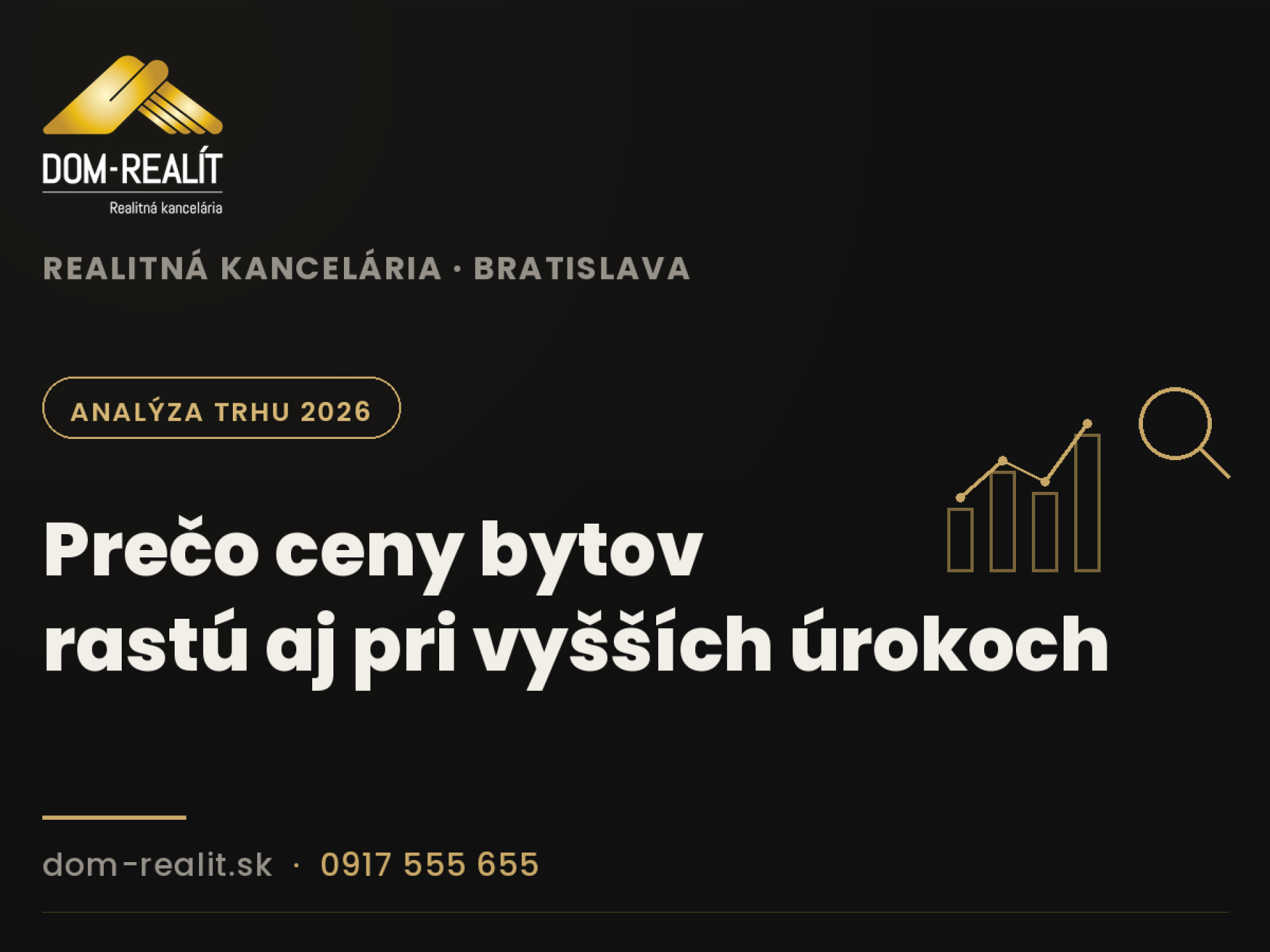 Prečo ceny bytov rastú aj pri vyšších úrokoch? Analýza trhu 2026