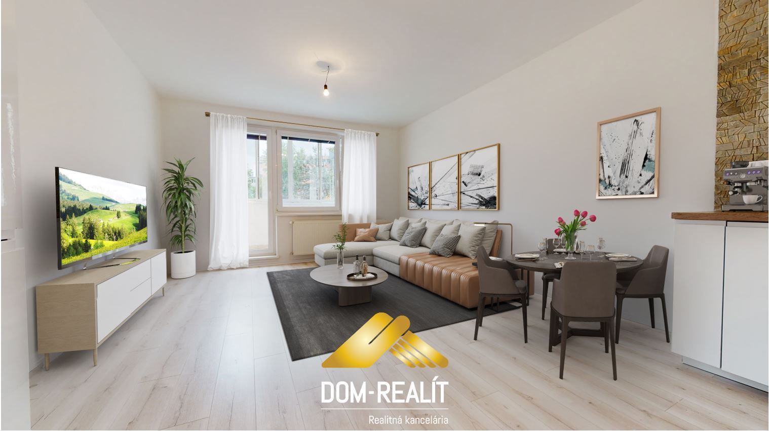 Nehnutelnost DOM-REALÍT ponúka Novozrekonštruovaný byt na absolútnom začiatku Petržalky